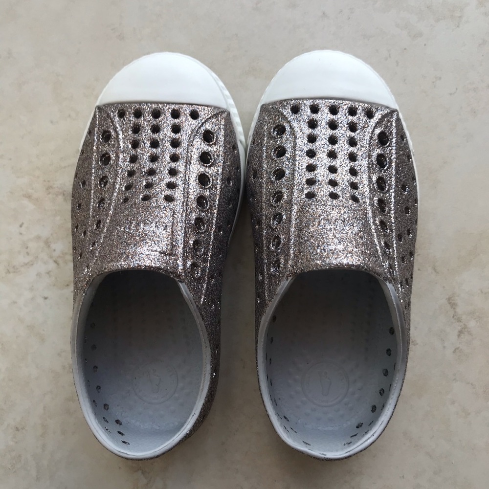 Native kids shoes Jefferson bling glitter toddler